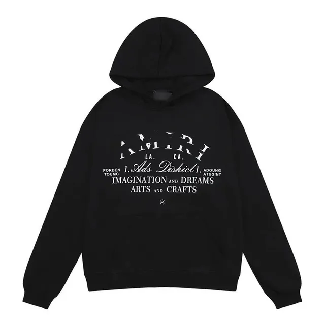 Amiri Hoodie Imagination and Dreams Graphic