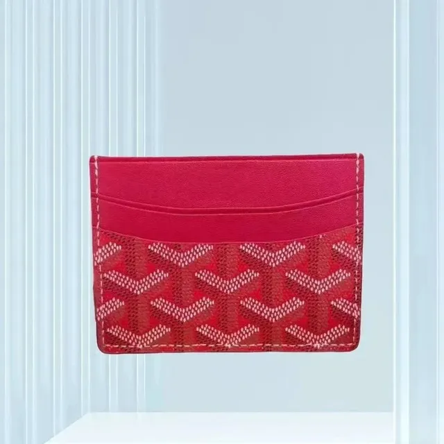 Goyard Card Holder Goyardine Canvas