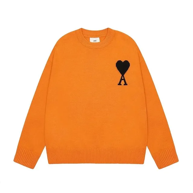 AMI Paris Knit Sweater Heart Logo