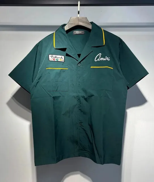 Amiri Billiards Shirt Embroidered Logo