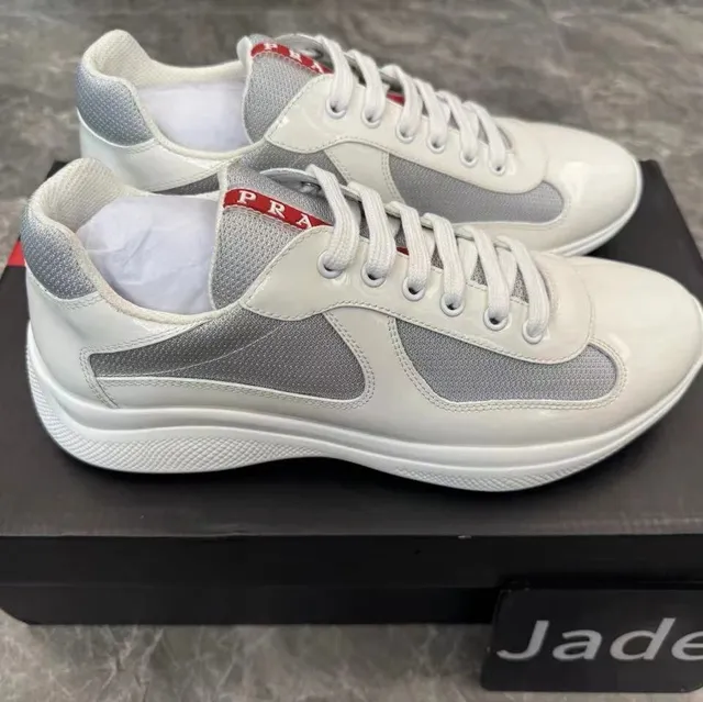 Prada Linea Rossa Sneaker White Grey Red
