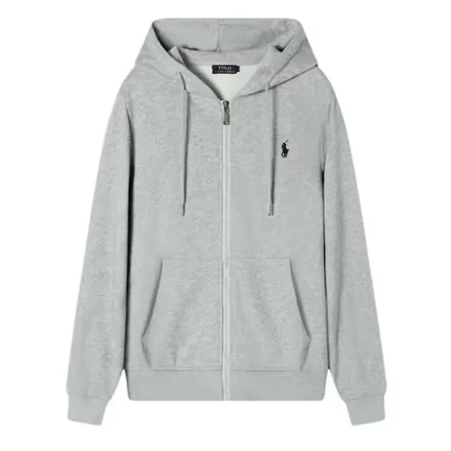 Polo Ralph Lauren Full-Zip Hoodie Heather Grey