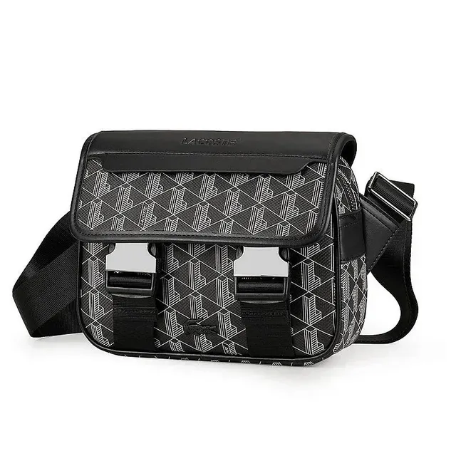 Lacoste Crossbody Bag Geometric Print