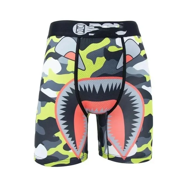 BAPE Shark Boxer Brief Camouflage Shark Mouth