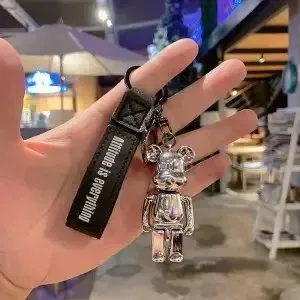 Be@rbrick Bearbrick Keychain Chrome