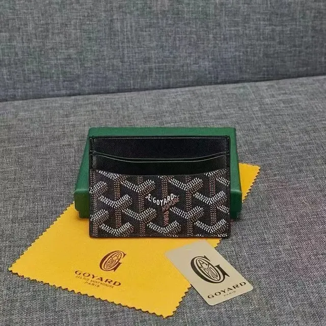 Goyard Card Holder Goyardine Canvas
