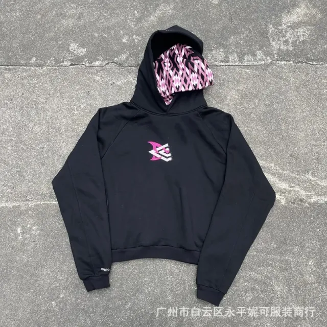 热身双帽卫衣umb/黑