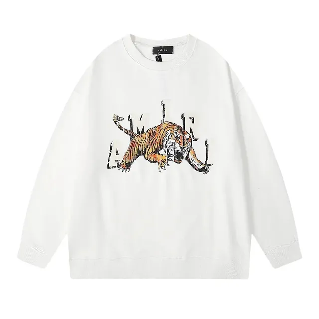 Amiri Crewneck Sweatshirt Tiger Print