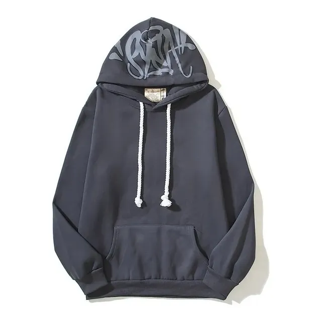 Hooded Sweatshirt Graffiti Print