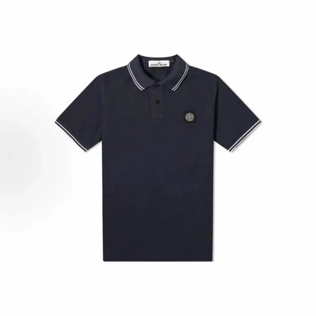 Stone Island Polo Shirt Contrast Trim