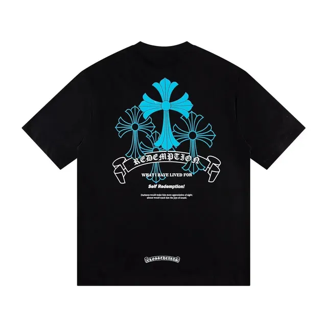 Chrome Hearts Graphic Tee Redemption Cross Print