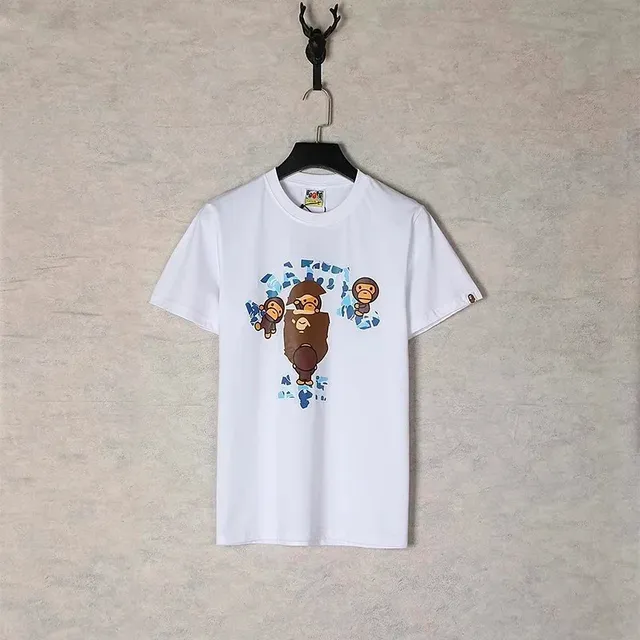 BAPE Graphic T-Shirt Ape Head Print