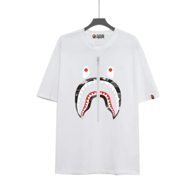 BAPE Shark Tee Zipper Shark Face