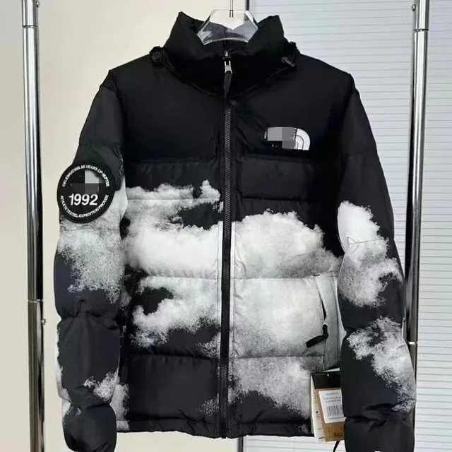 The North Face Nuptse Jacket Cloud Print