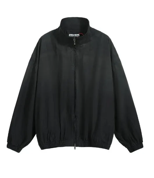 Acne Studios Zip-Up Jacket Solid Black