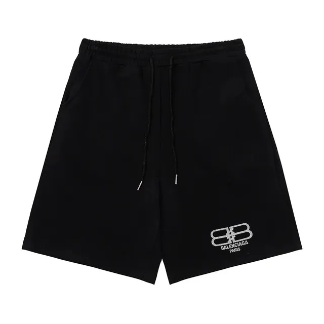 Balenciaga Logo Shorts Embroidered BB