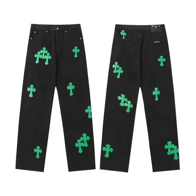 Chrome Hearts Cross Patch Jeans