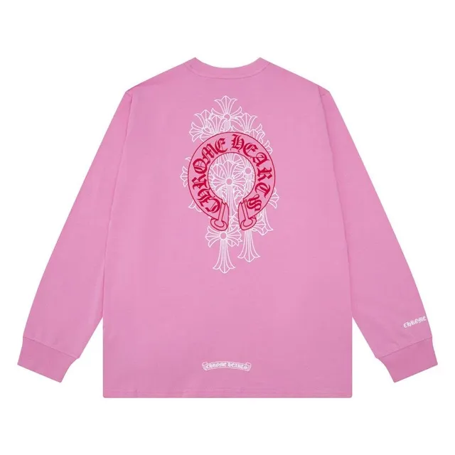 Chrome Hearts Long Sleeve Tee Cross Logo Print