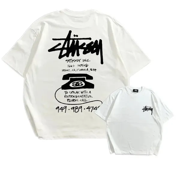 Stüssy Graphic Tee Phone Call Print