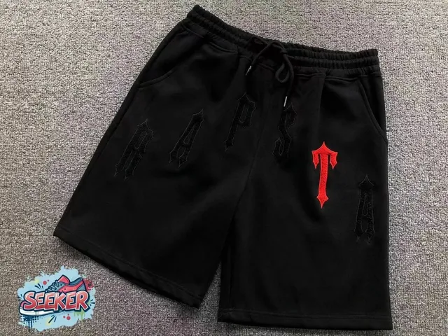 Trapstar Embroidered Shorts RAPS TA Logo