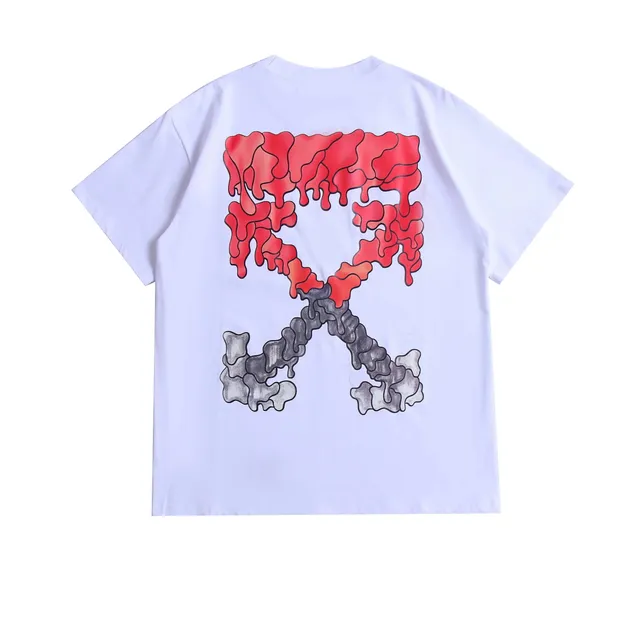 Off-White Graphic Tee Melted Arrow Print