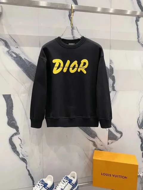 Dior Crewneck Sweatshirt Logo Appliqué