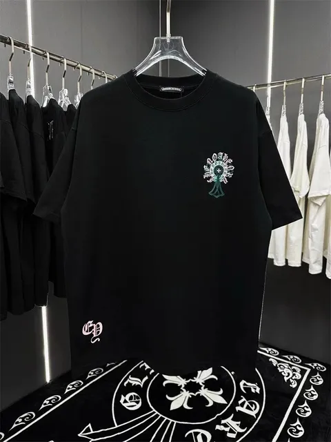 Chrome Hearts Graphic Tee Fleur-de-Lis Embroidery