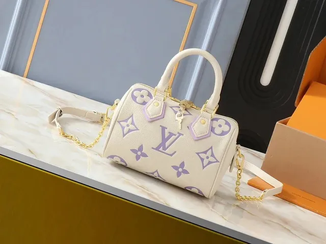 Louis Vuitton On The Go Monogram Empreinte with Purple Print