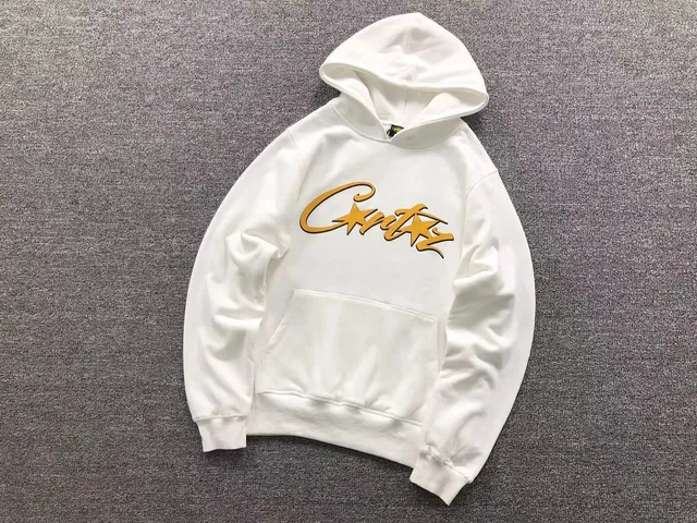 Corteiz Hoodie Gold Script Logo