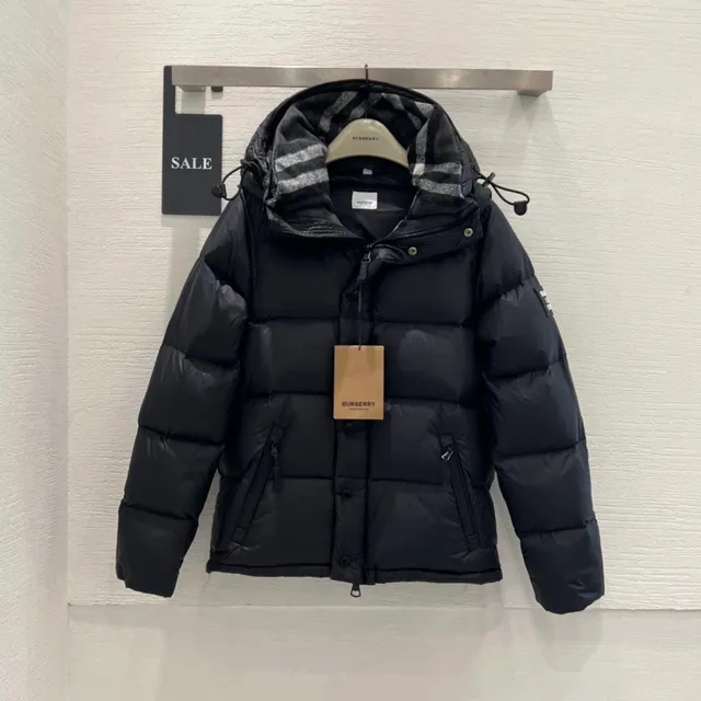 Burberry Puffer Jacket Checkered Hood