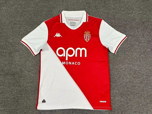 Kappa AS Monaco Home Jersey APM Sponsor
