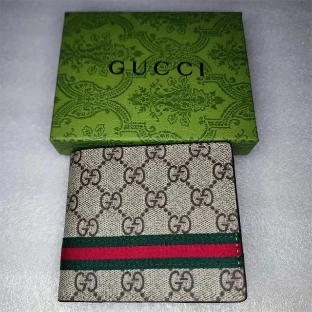 Gucci GG Marmont Wallet Web Stripe