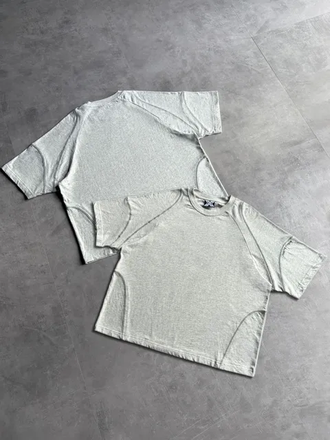 Mertra Raglan T-Shirt Heather Grey