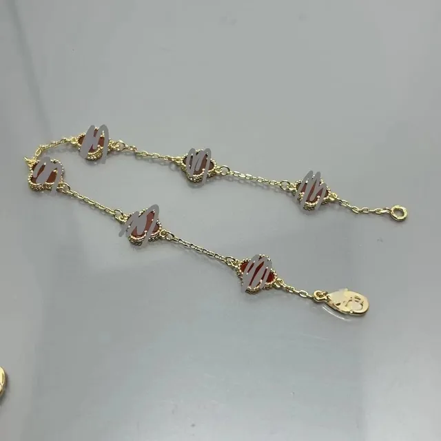 玫瑰金 红玛瑙mini六花