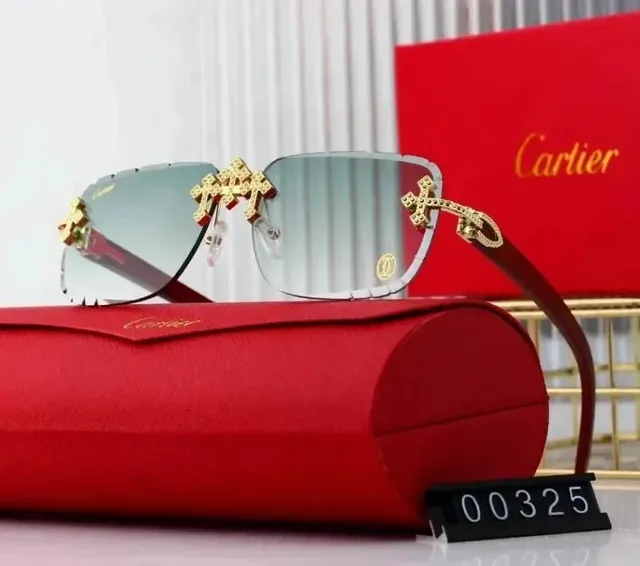 Cartier Sunglasses Cross Motif