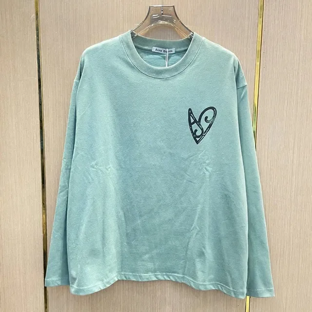 Acne Studios Long-Sleeve T-Shirt Heart Logo
