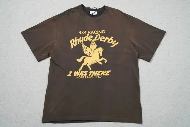 Rhude Graphic Tee 4x4 Racing Pegasus