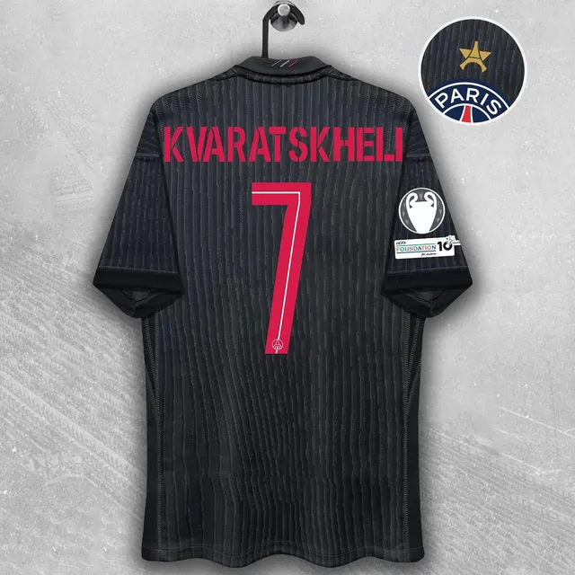 Paris Saint-Germain Home Jersey Kvaratskhelia #7