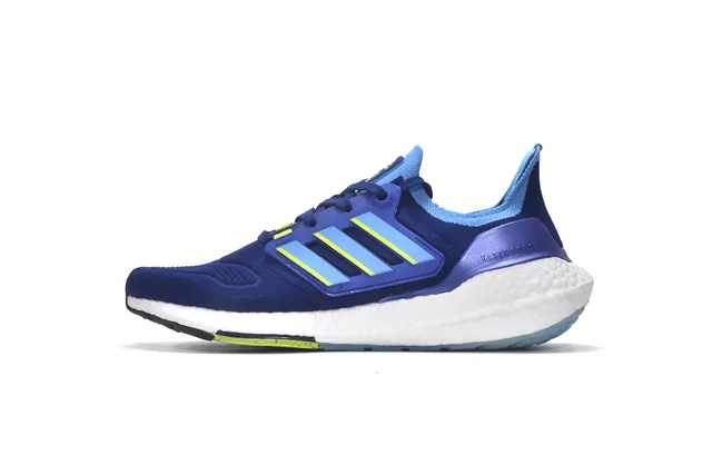Adidas Ultraboost Navy Blue with Yellow Accents
