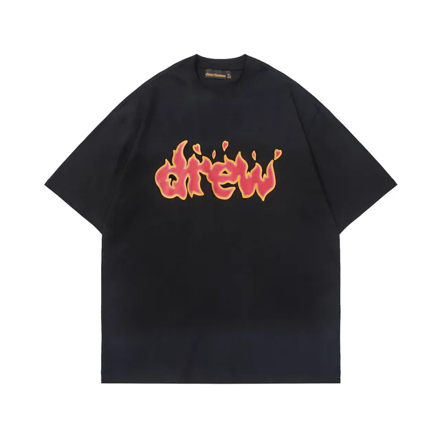 Drew House Flame Logo Tee Flame Pink