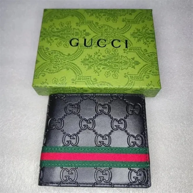 Gucci GG Marmont Wallet Web Stripe