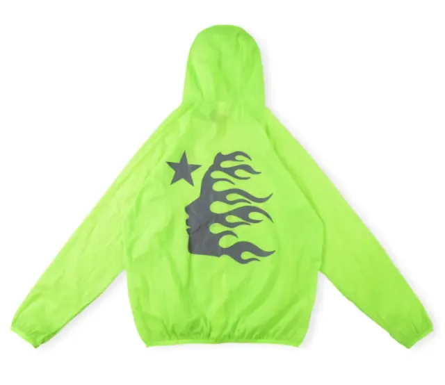 Hellstar Windbreaker Jacket Flame Star