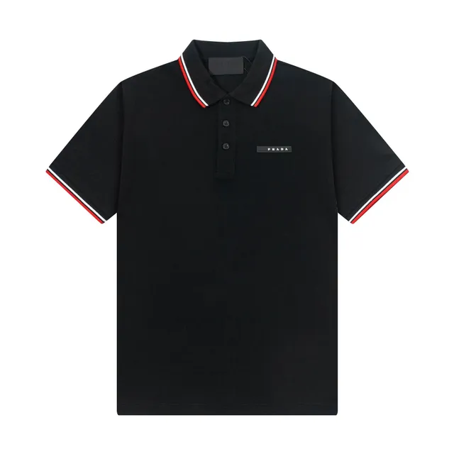 Prada Polo Shirt Contrast Trim
