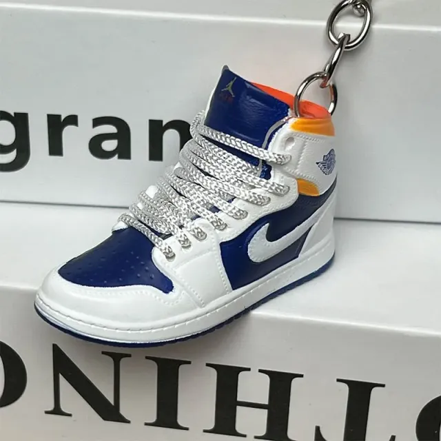 40. White, blue and orange