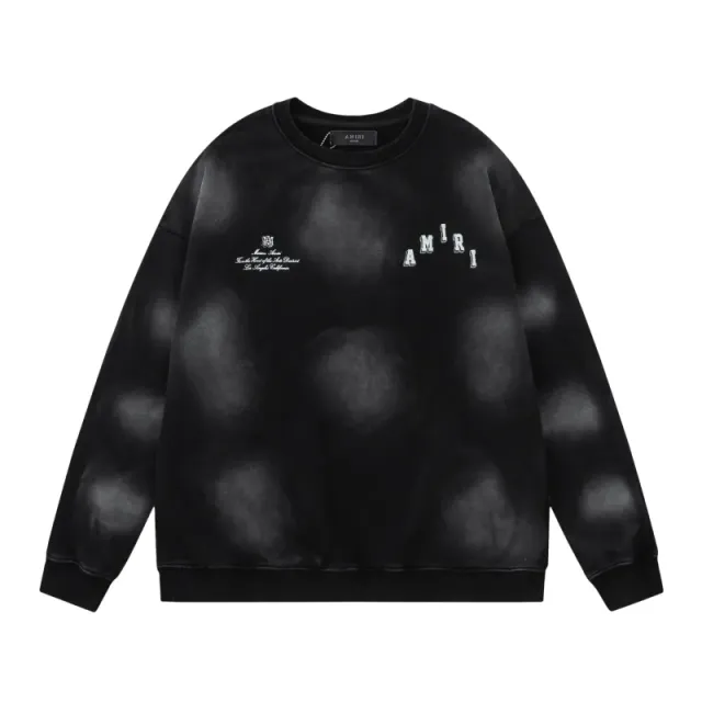 Amiri Crewneck Sweatshirt Acid Wash