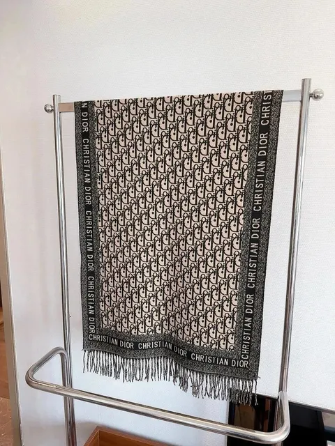 Dior Oblique Scarf Classic Logo Print