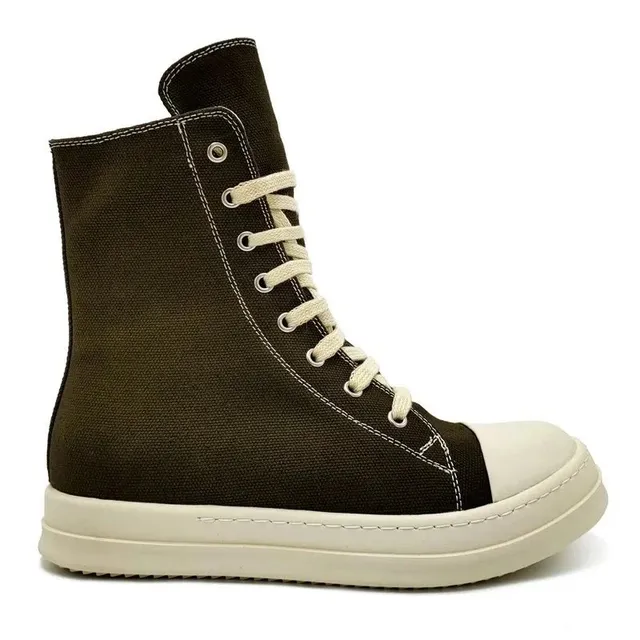 Rick Owens High-Top Sneaker Canvas