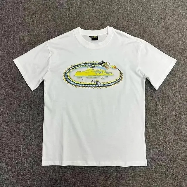 BAPE Shark Tee Dragon Island Print