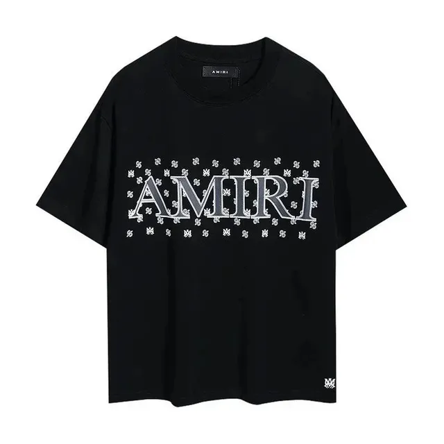 Amiri Graphic Tee Embroidered Logo