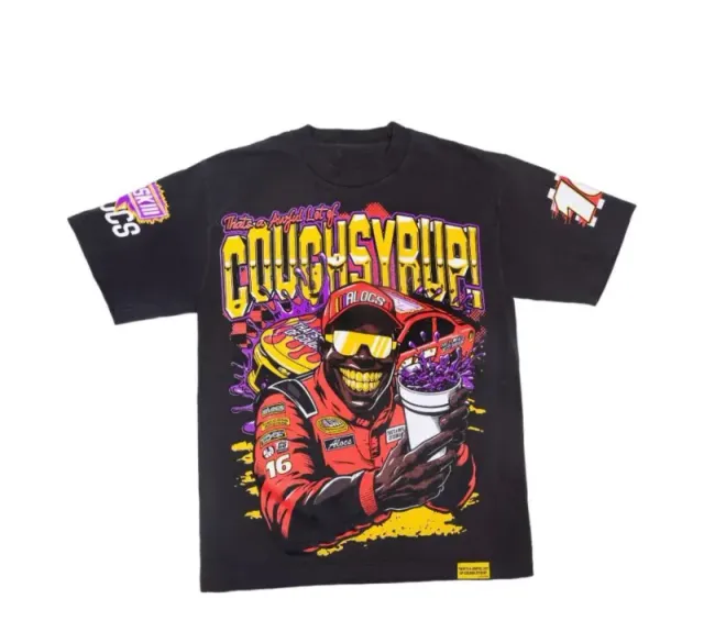An Awful Lot of Cough Syrup × Cactus Plant Flea Market Graphic Tee Cough Syrup